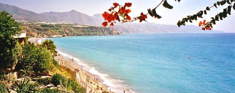 Ferienwohnung Nerja 1ª Linea De Playa De Burriana , Terraza Grande Al Mar Exterior foto